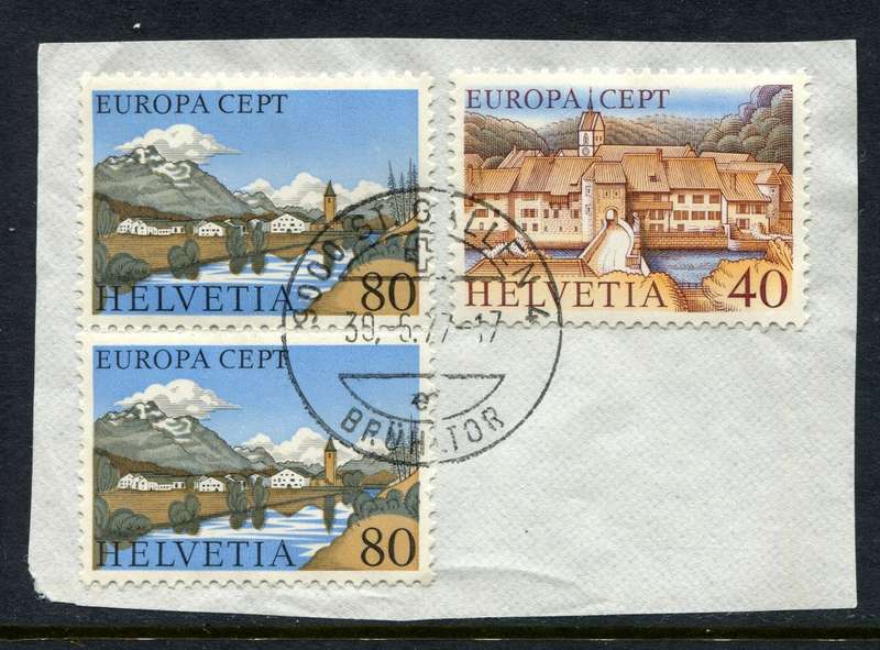 Switzerland - Used on Piece