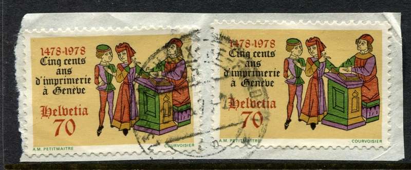 Switzerland - Used on Piece