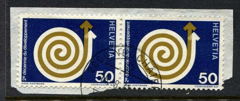 Switzerland - Used on Piece