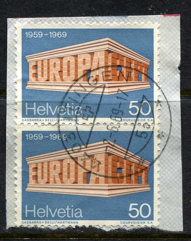 Switzerland - Used on Piece