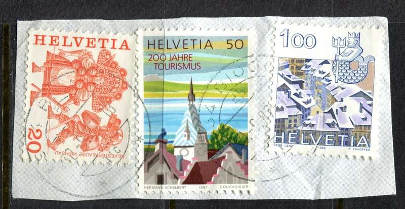 Switzerland - Used on Piece