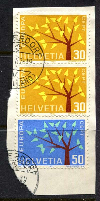Switzerland - Used on Piece