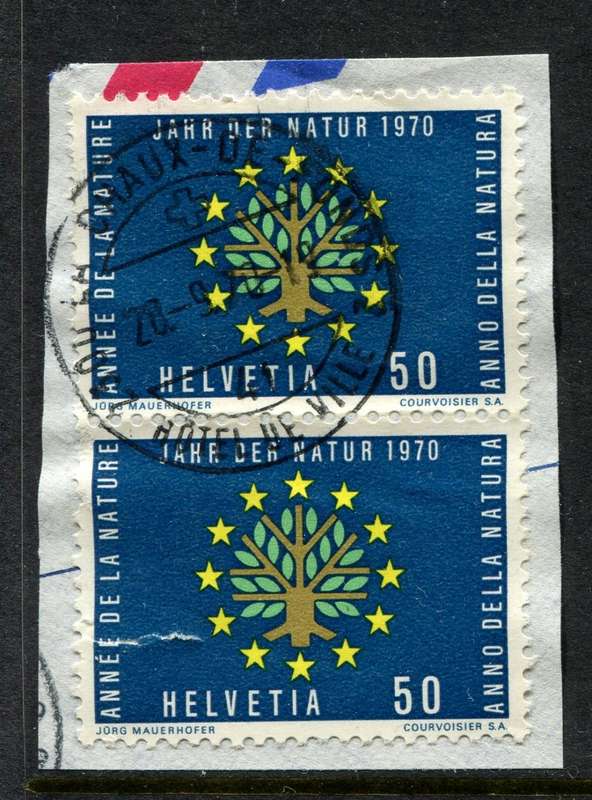 Switzerland - Used on Piece