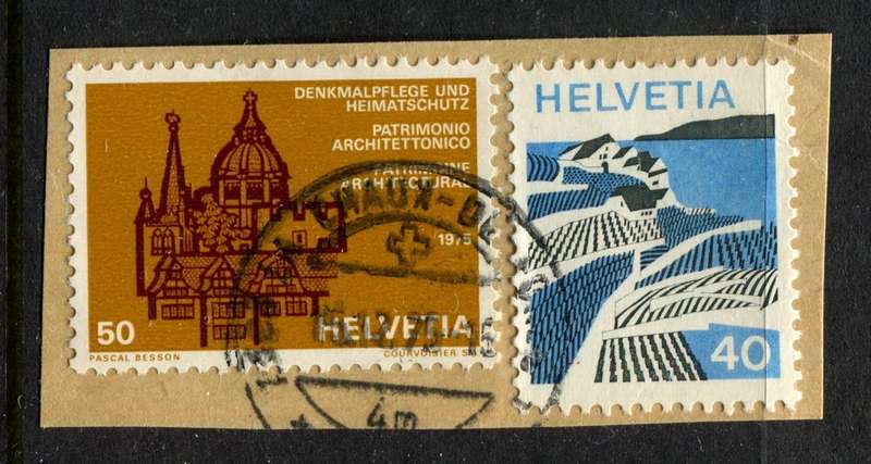 Switzerland - Used on Piece