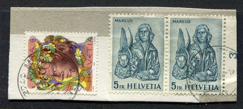 Switzerland - Used on Piece