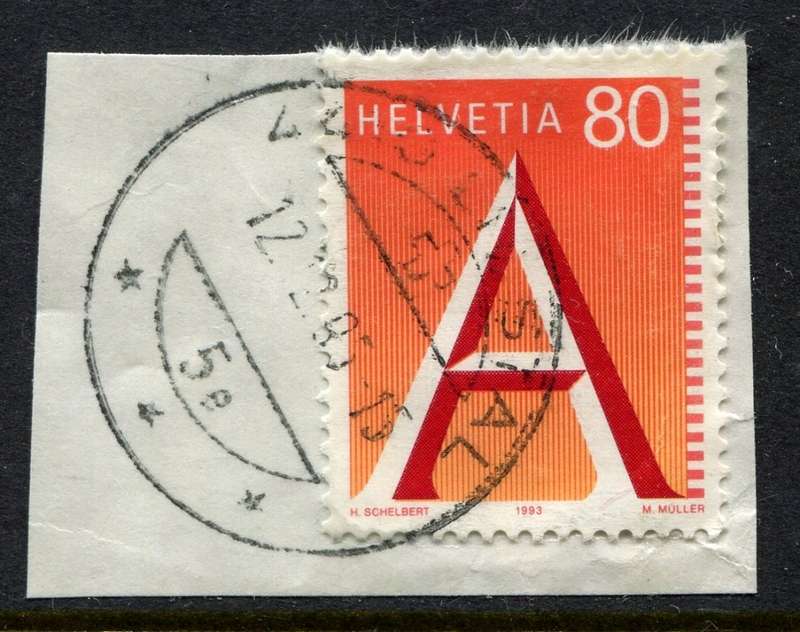 Switzerland - Used on Piece