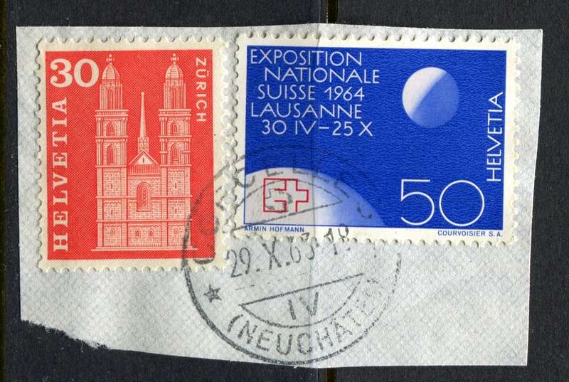 Switzerland - Used on Piece