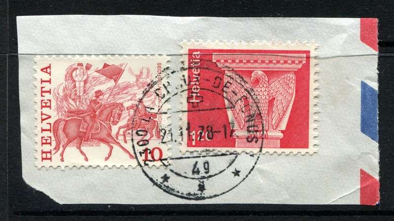 Switzerland - Used on Piece
