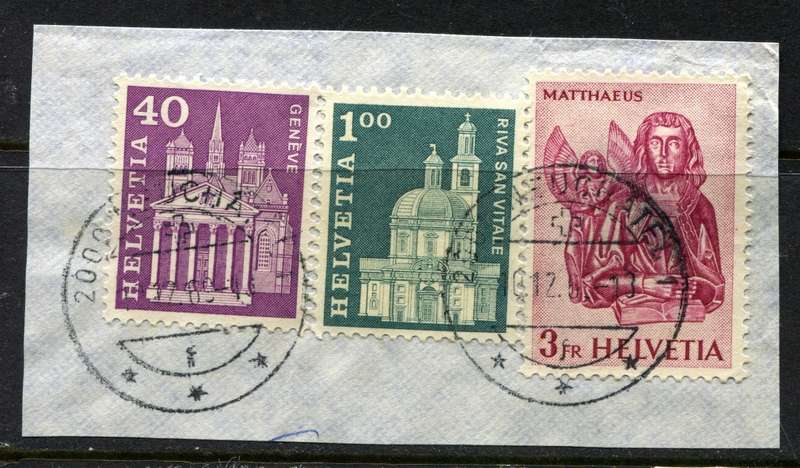 Switzerland - Used on Piece