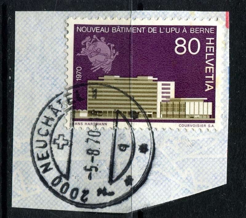 Switzerland - Used on Piece