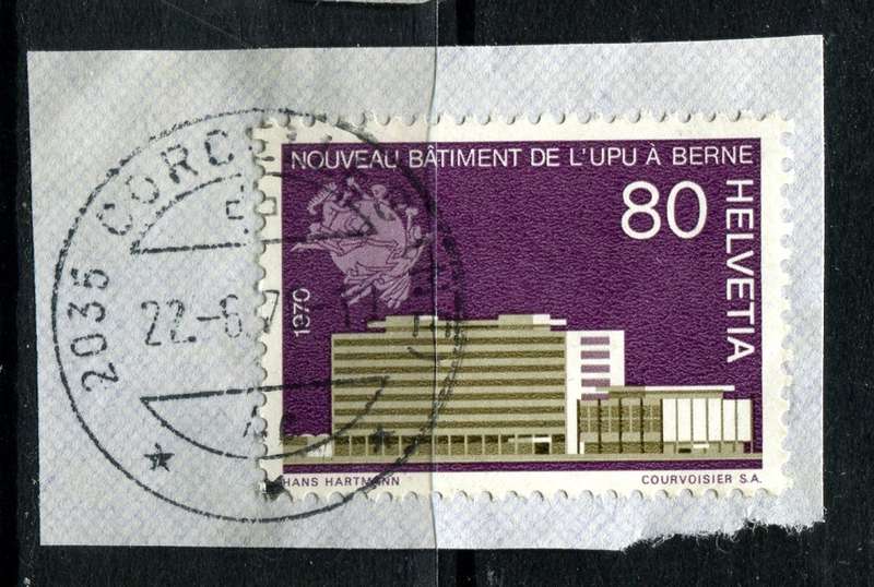 Switzerland - Used on Piece