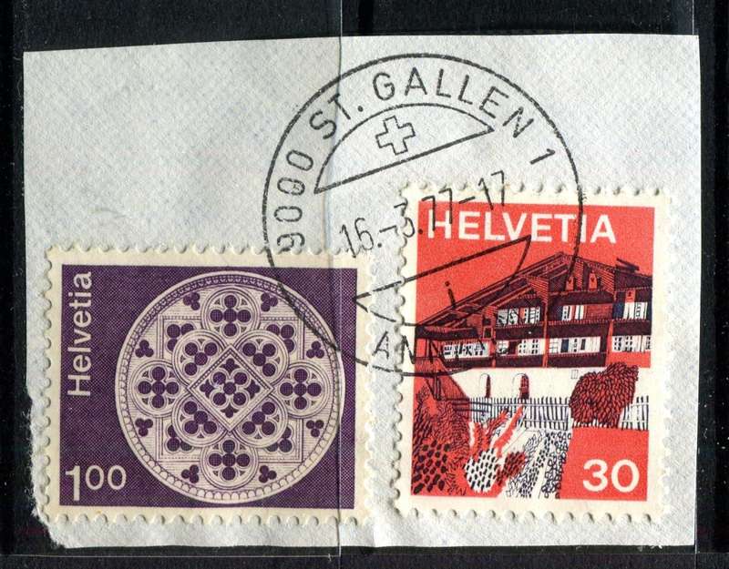 Switzerland - Used on Piece