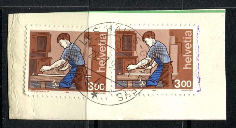 Switzerland - Used on Piece