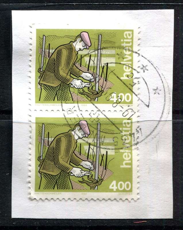 Switzerland - Used on Piece