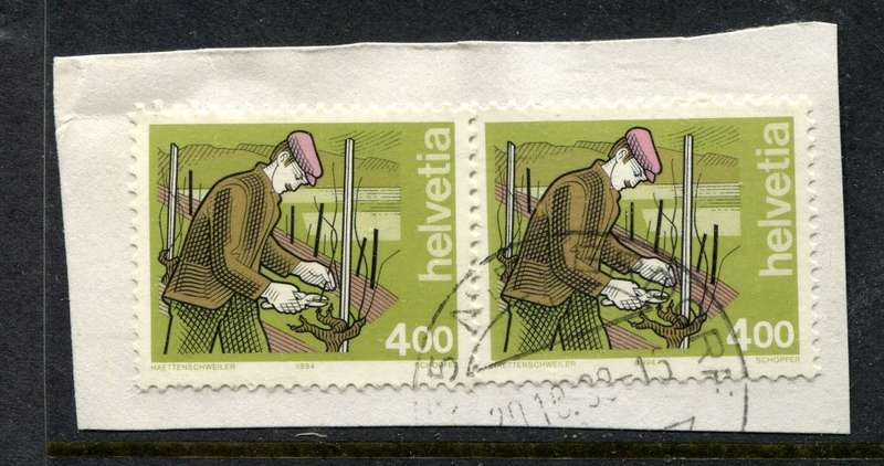 Switzerland - Used on Piece