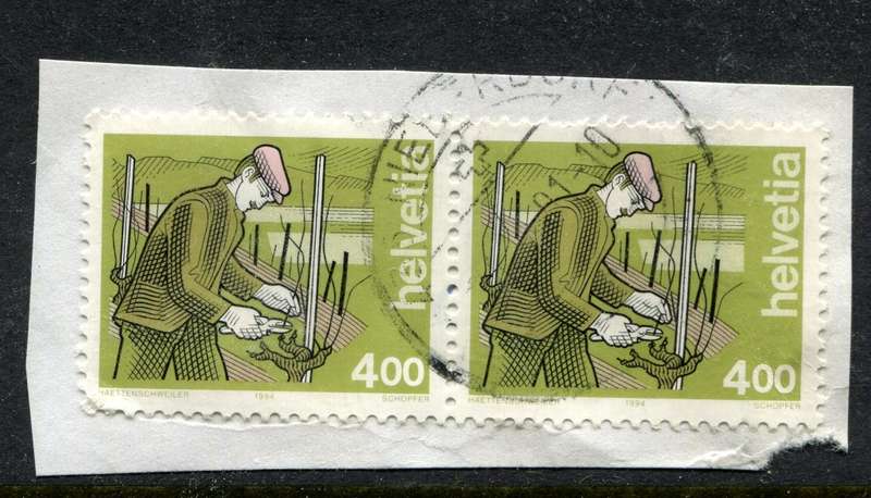 Switzerland - Used on Piece