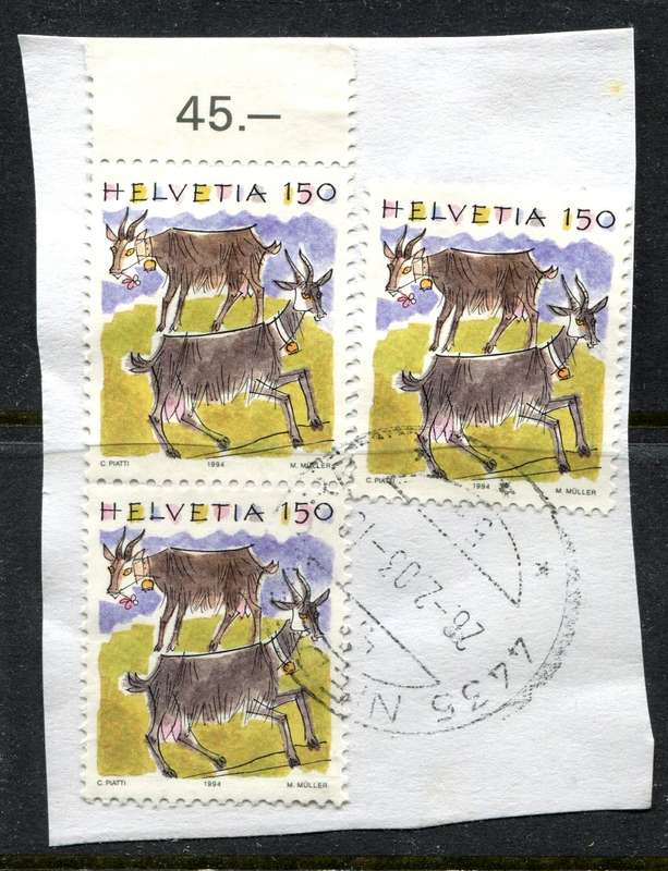 Switzerland - Used on Piece