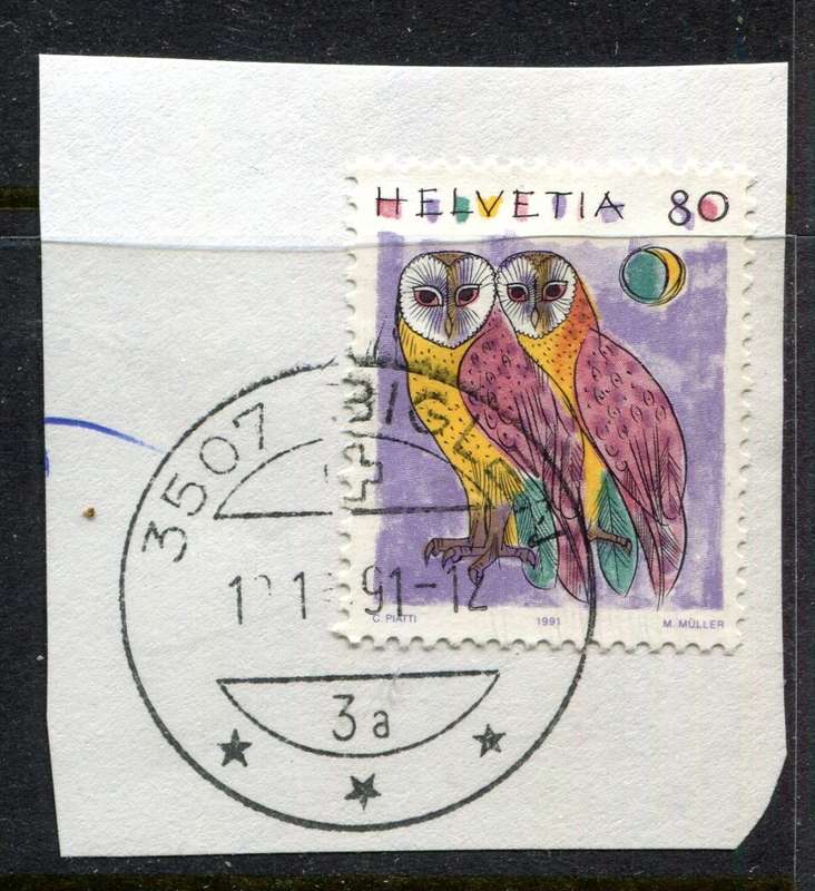 Switzerland - Used on Piece