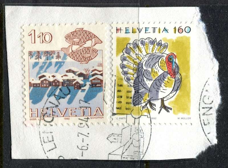 Switzerland - Used on Piece
