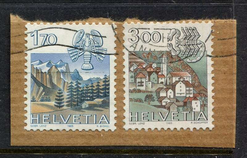 Switzerland - Used on Piece