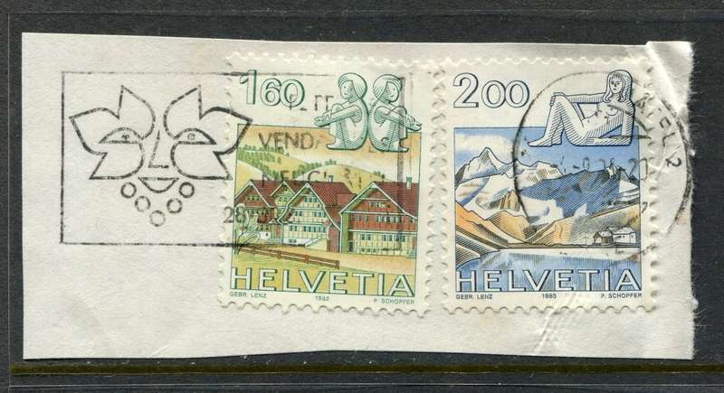 Switzerland - Used on Piece