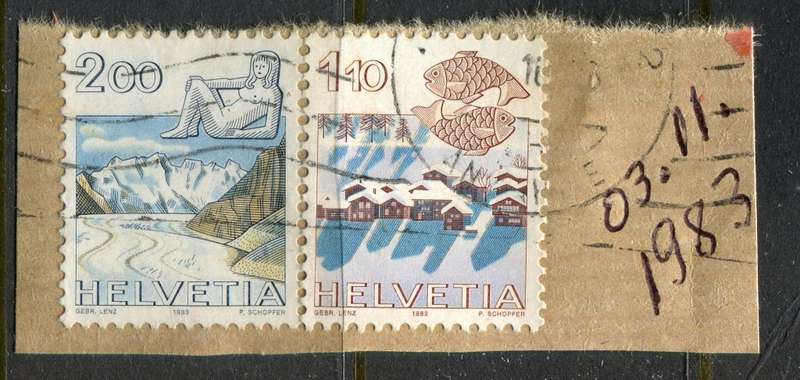 Switzerland - Used on Piece