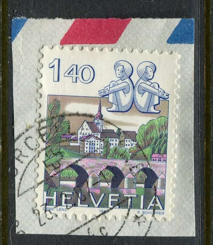 Switzerland - Used on Piece