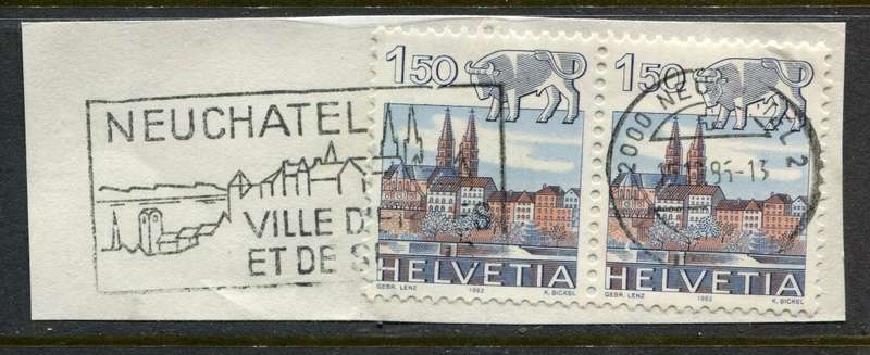 Switzerland - Used on Piece