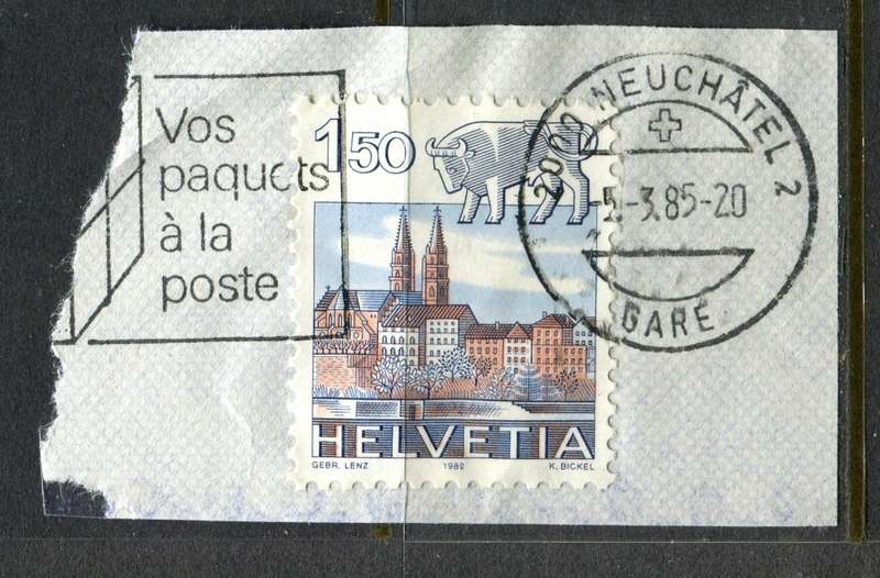 Switzerland - Used on Piece
