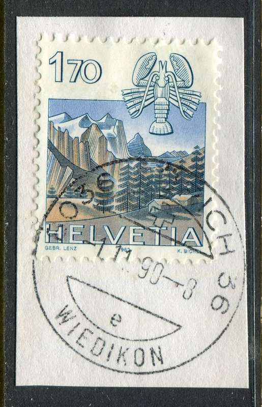 Switzerland - Used on Piece
