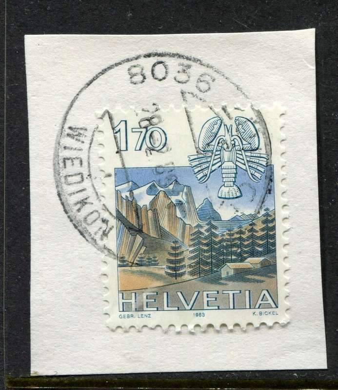 Switzerland - Used on Piece