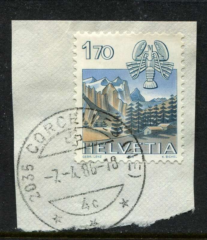 Switzerland - Used on Piece