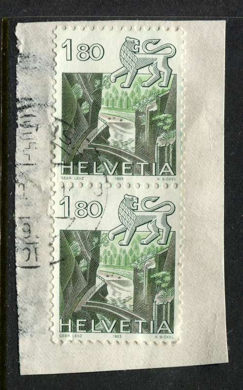 Switzerland - Used on Piece