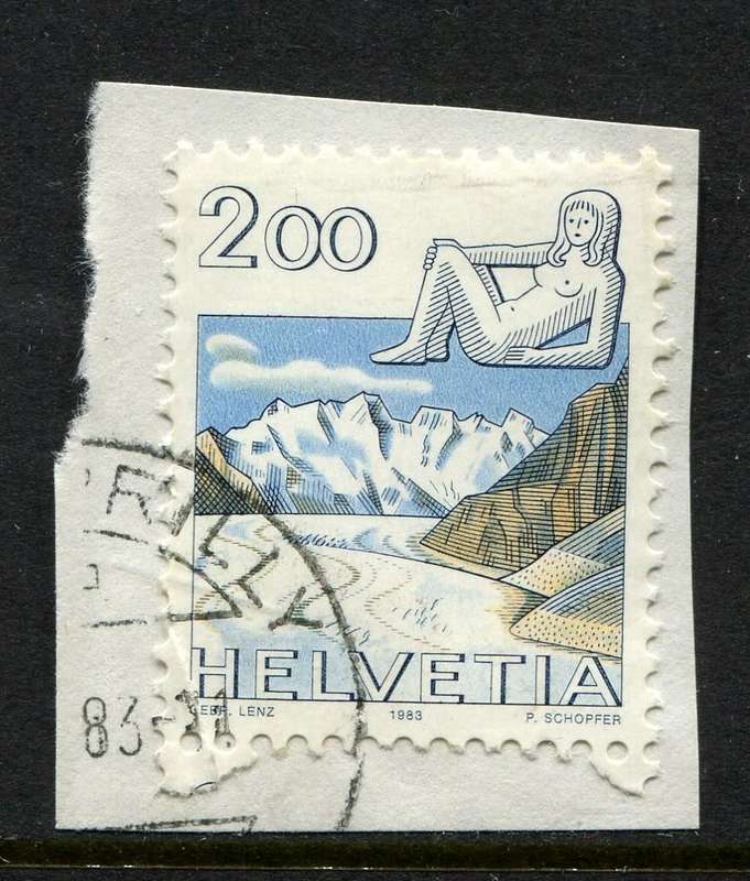 Switzerland - Used on Piece