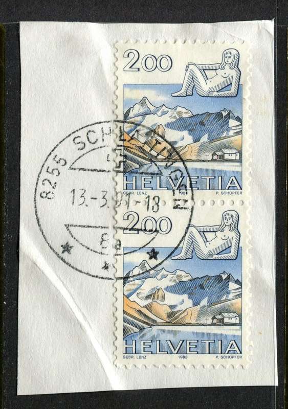 Switzerland - Used on Piece