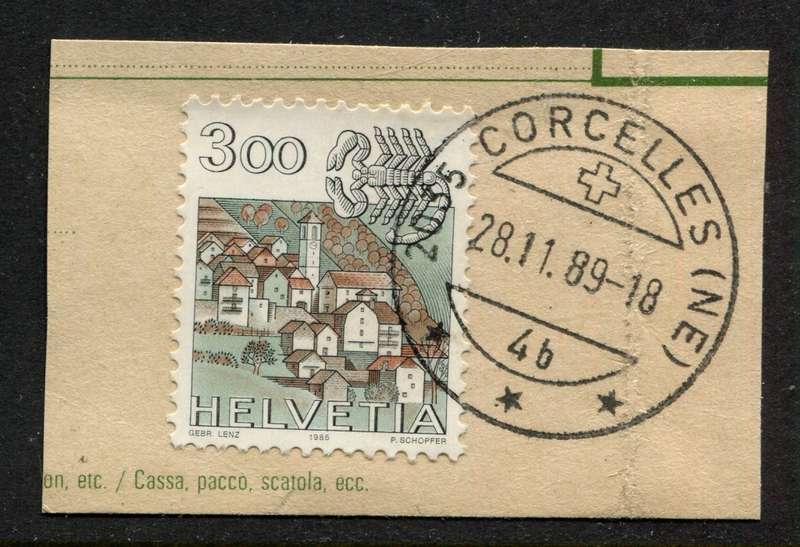 Switzerland - Used on Piece