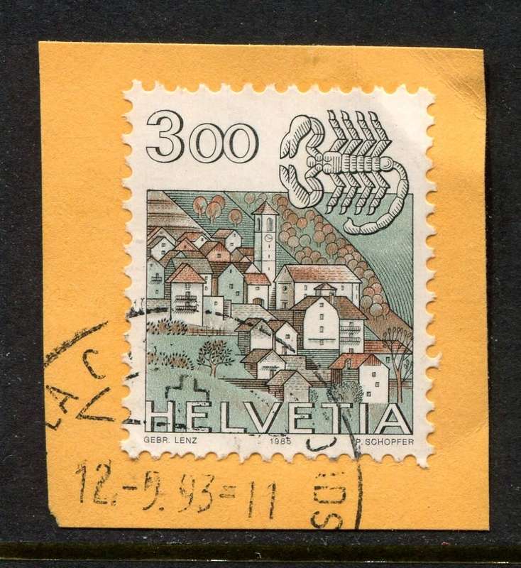 Switzerland - Used on Piece