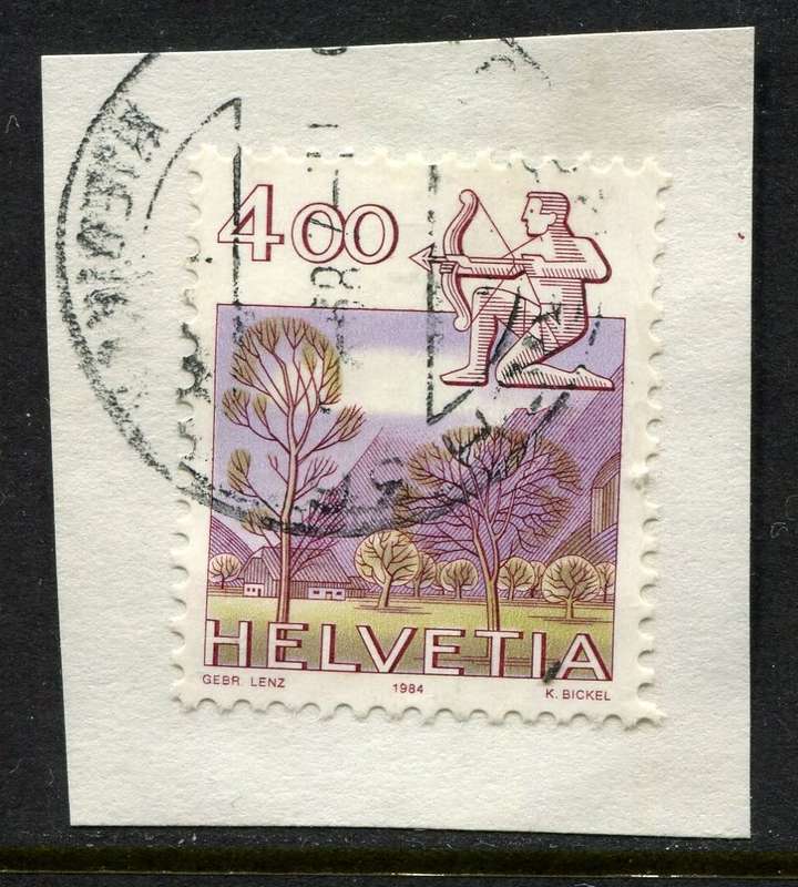 Switzerland - Used on Piece