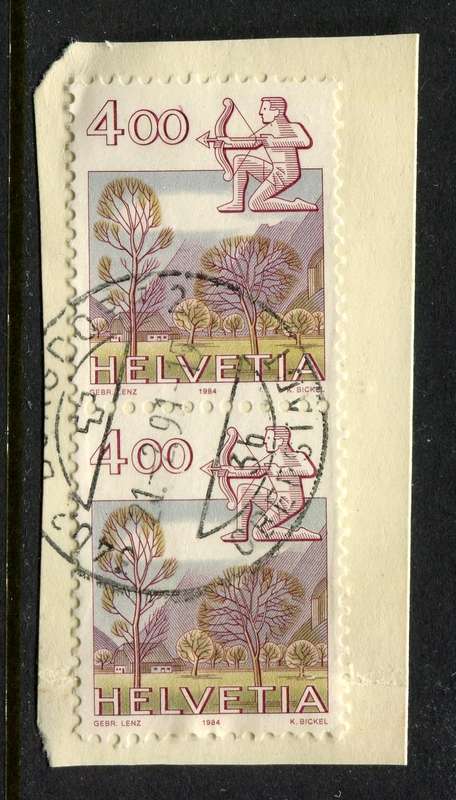 Switzerland - Used on Piece