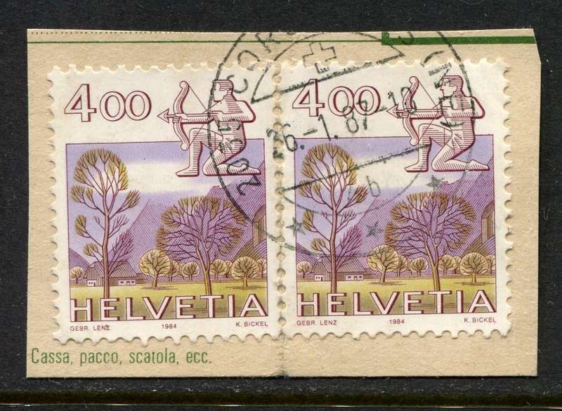 Switzerland - Used on Piece