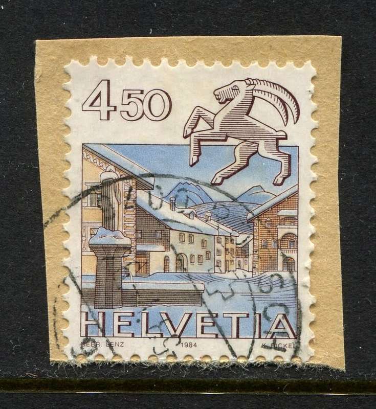 Switzerland - Used on Piece