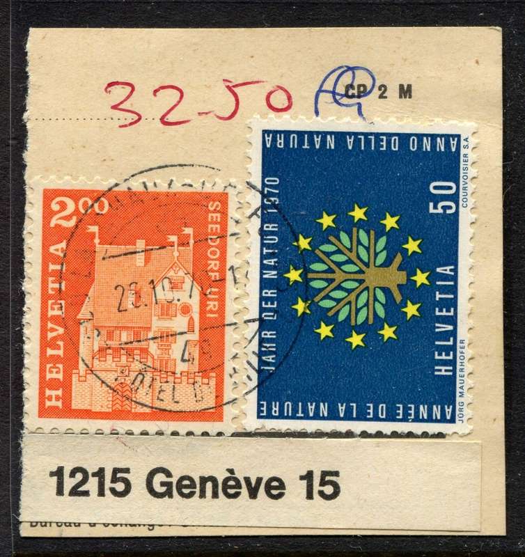Switzerland - Used on Piece