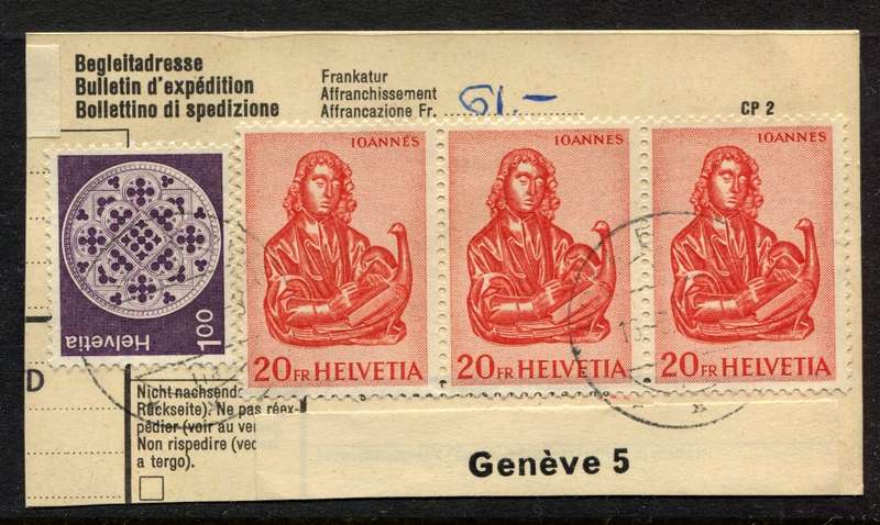 Switzerland - Used on Piece