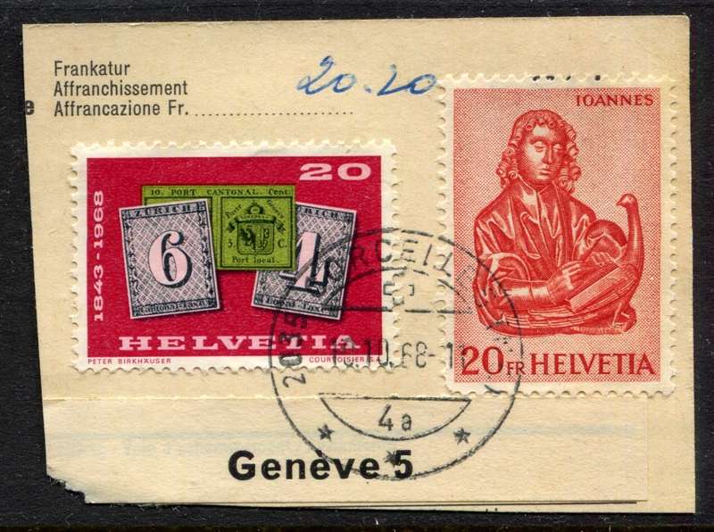 Switzerland - Used on Piece