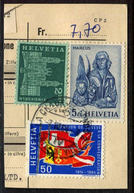 Switzerland - Used on Piece