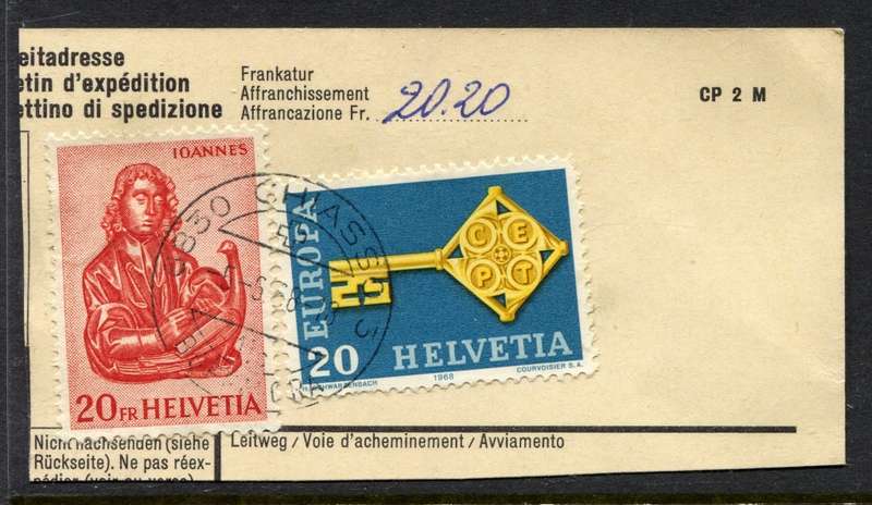 Switzerland - Used on Piece