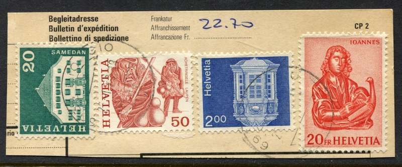 Switzerland - Used on Piece