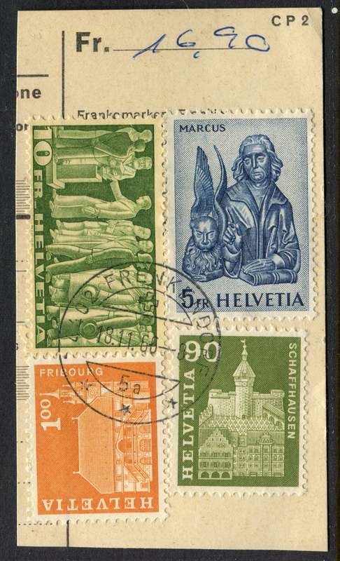 Switzerland - Used on Piece