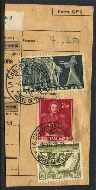 Switzerland - Used on Piece