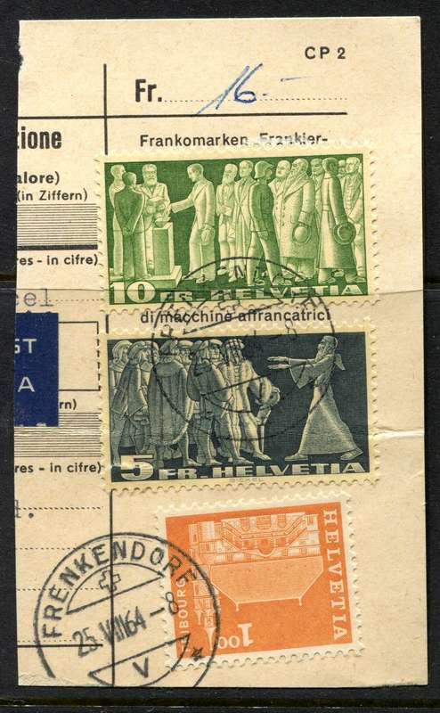 Switzerland - Used on Piece